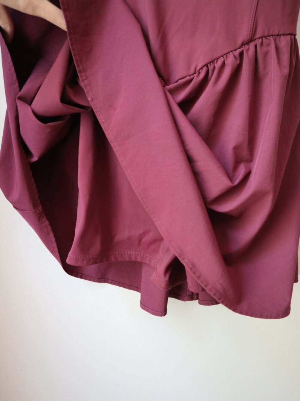 Halara Dress / Skort in Plum (with shorts and pocket!) Athleisure Workout Tennis - Picture 4 of 6